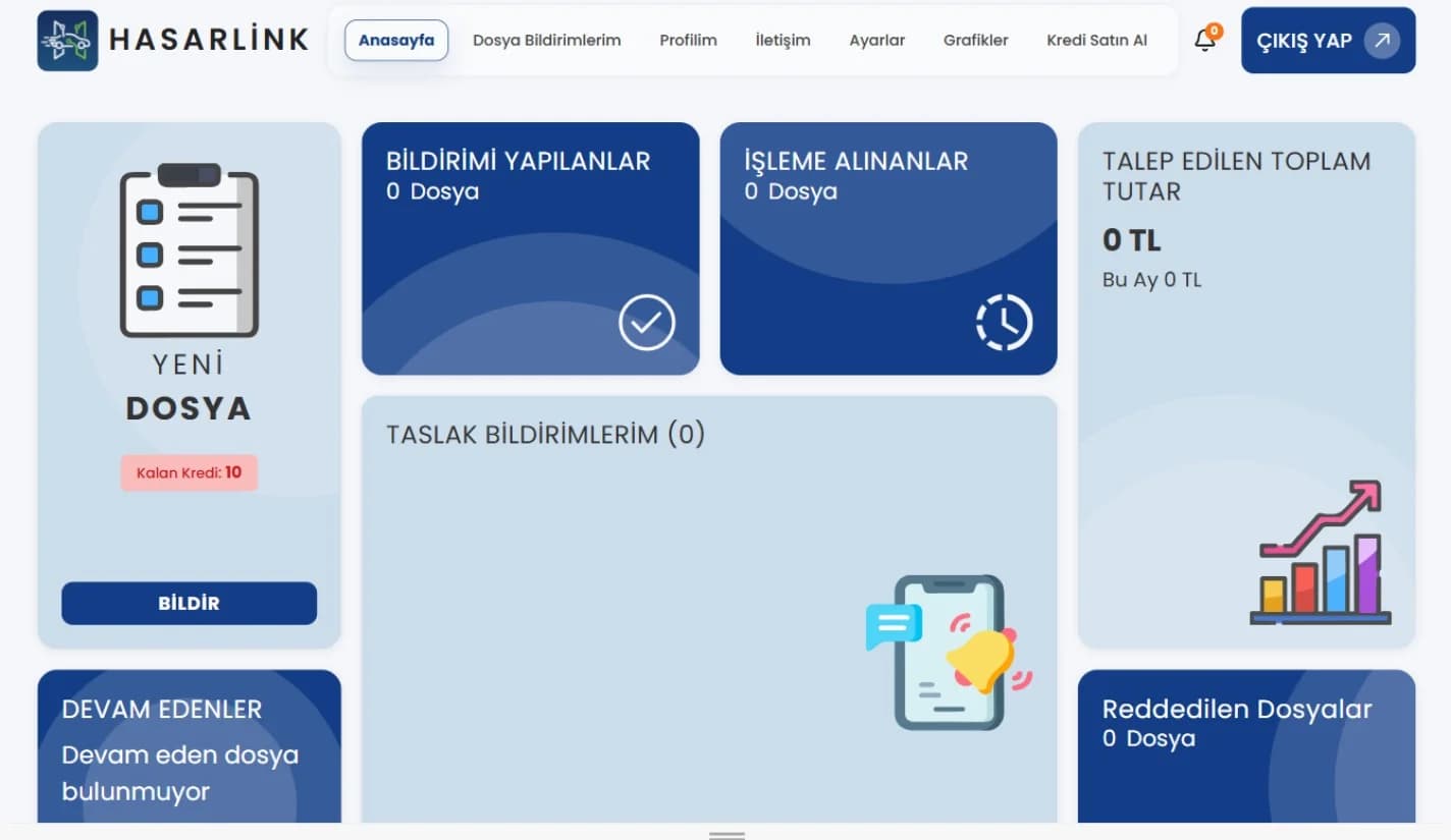HasarLink — Dijital Hasar Dosyası Yönetimi